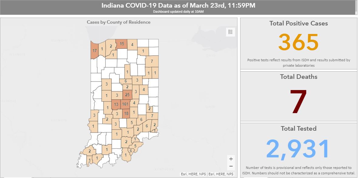March 24 Indiana COVID-19 Update